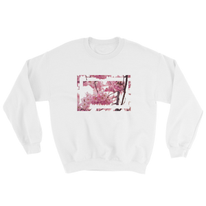 White Blossoms Crewneck Sweatshirt | Cherry Blossoms